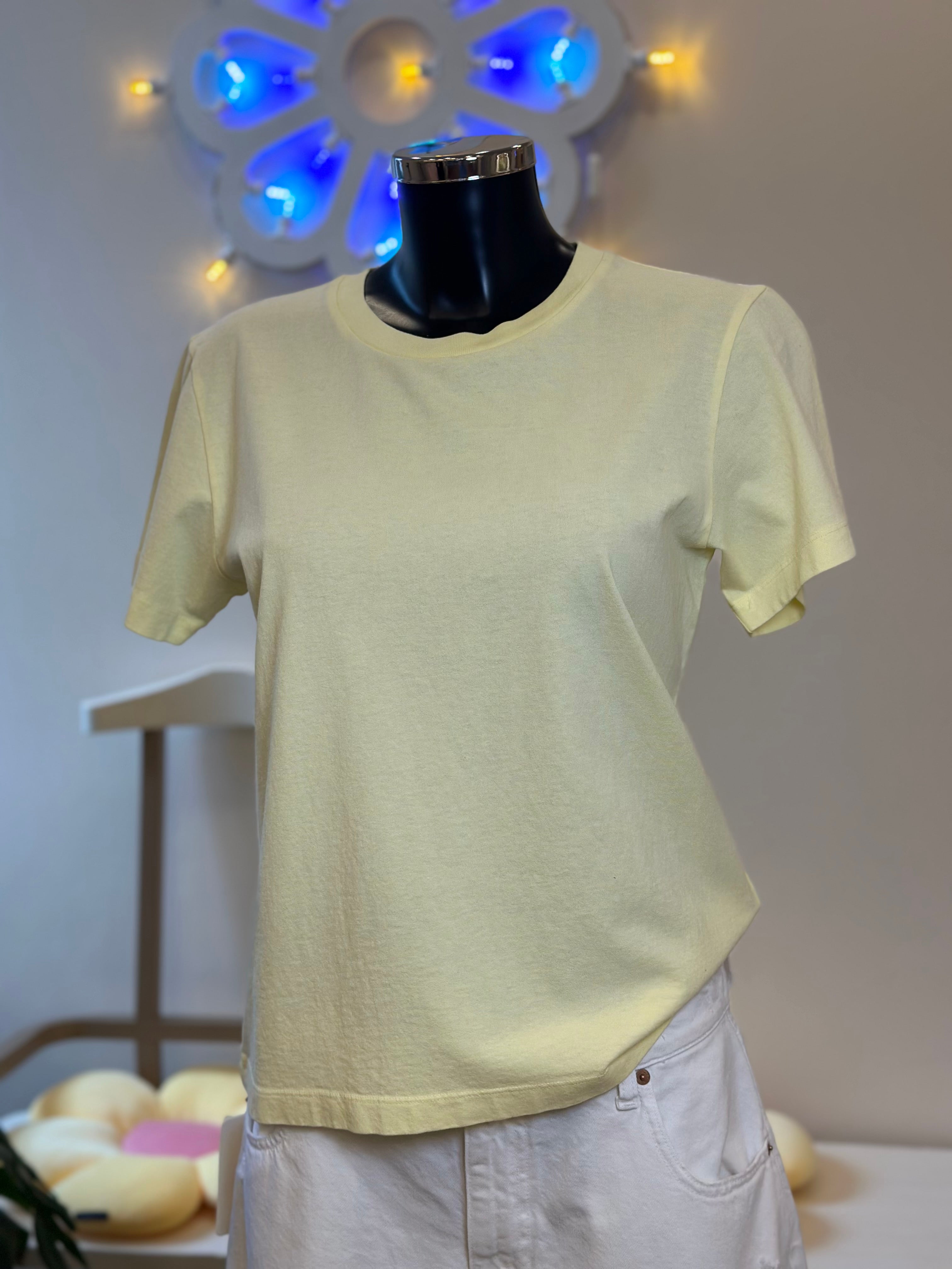 Baumwoll T-Shirt Gelb Vicolo