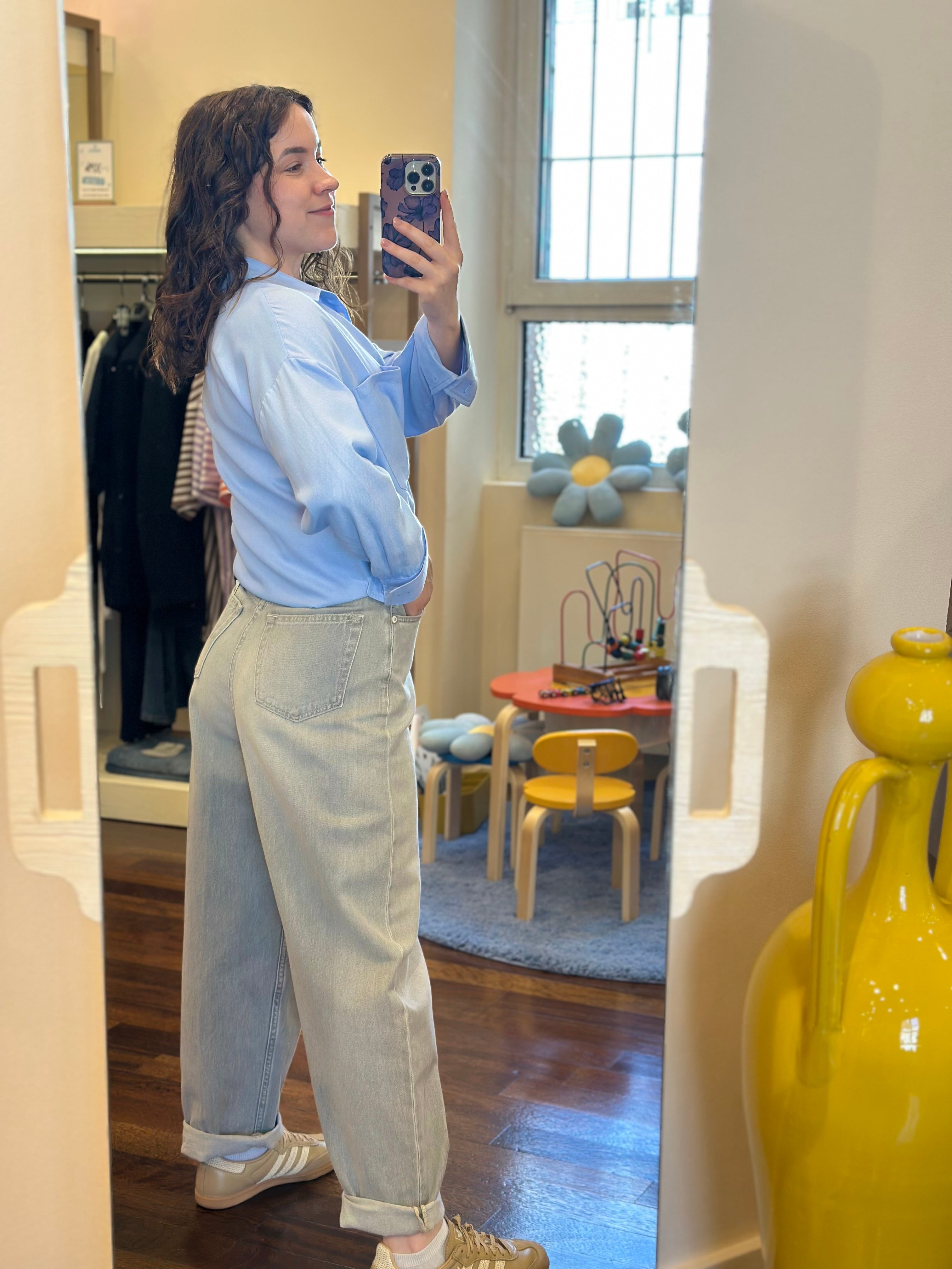 Graue Jeans Vicolo