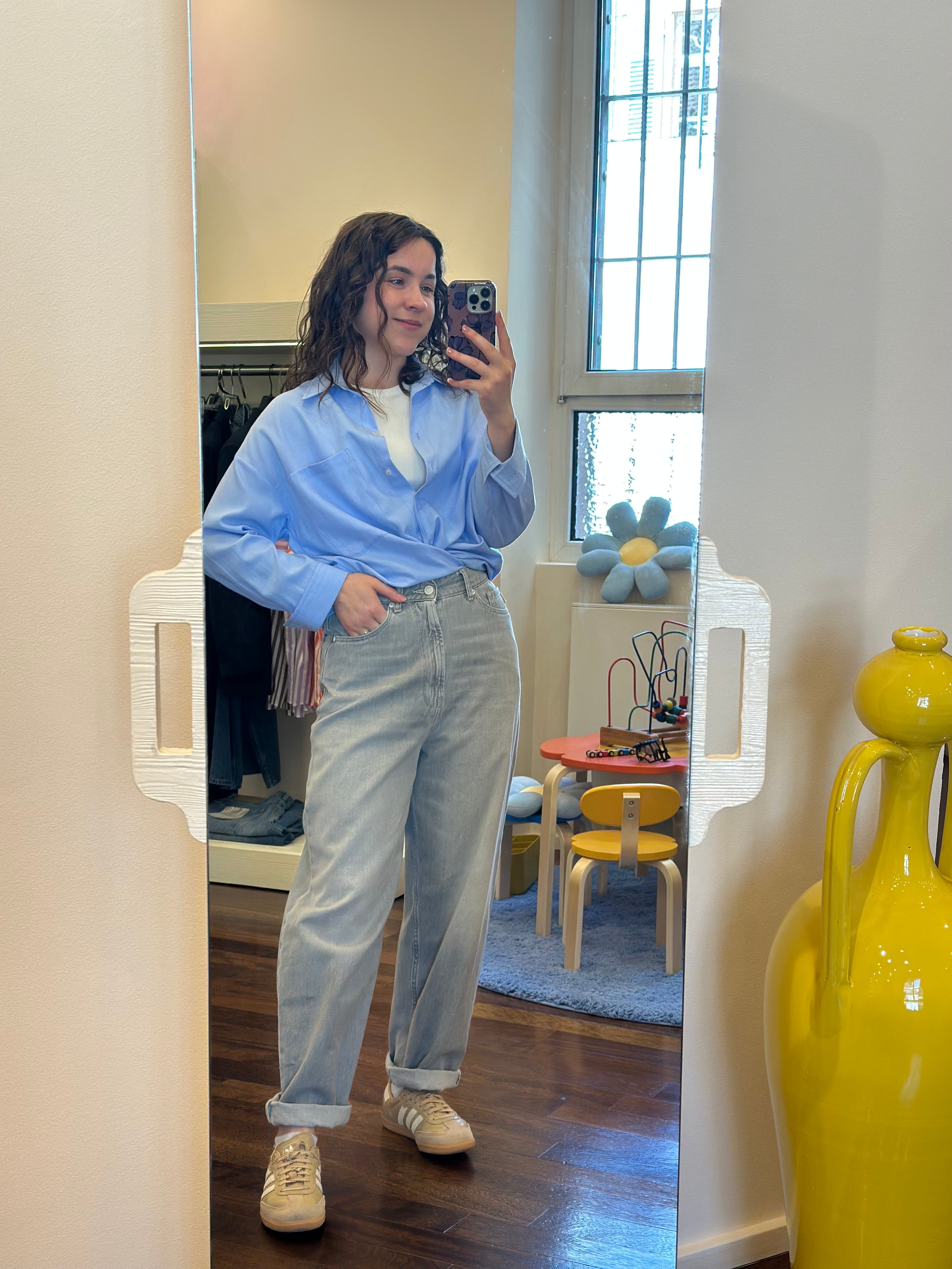 Graue Jeans Vicolo