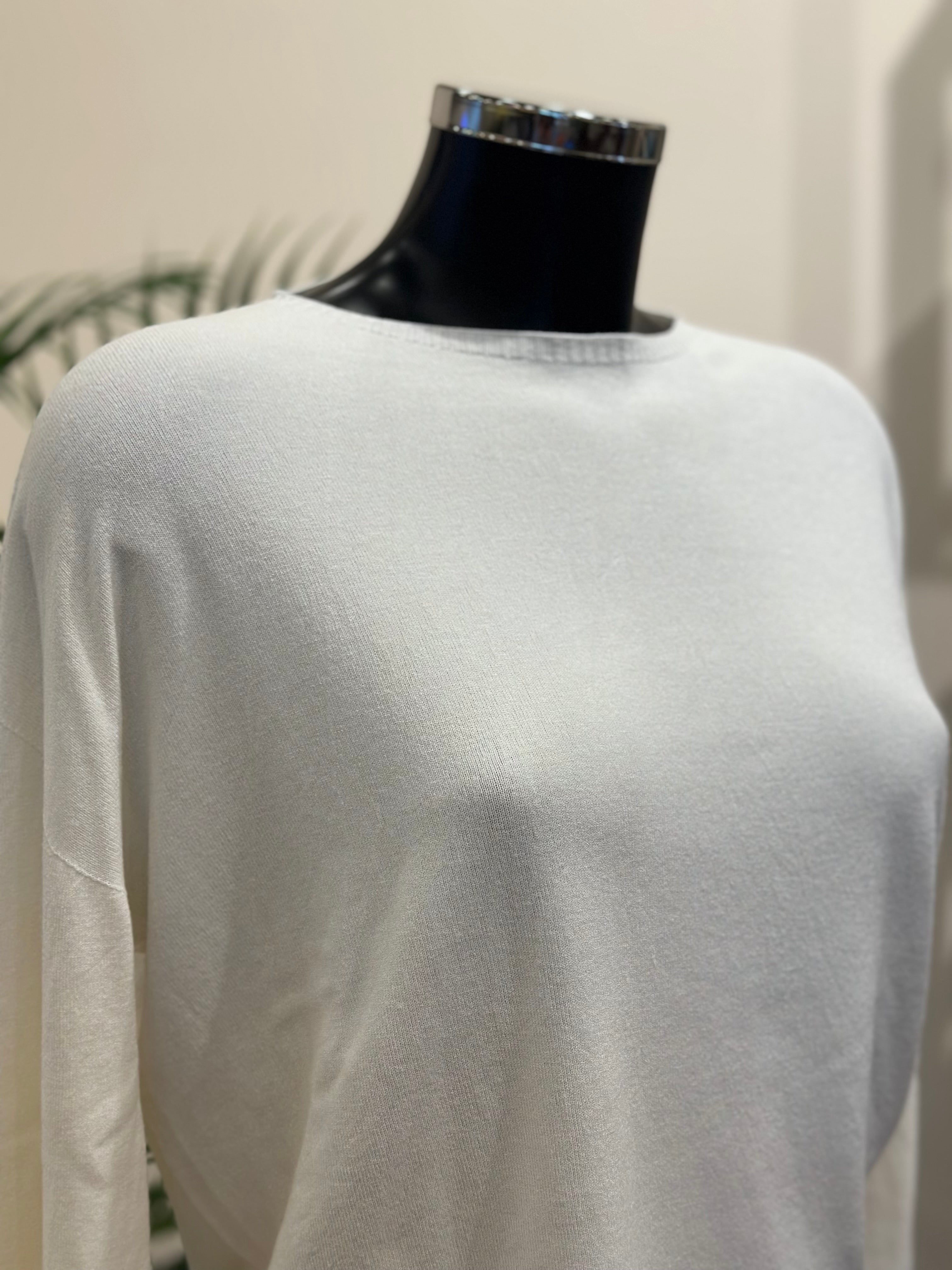 Strickpullover U-Boot-Ausschnitt Natur Vicolo