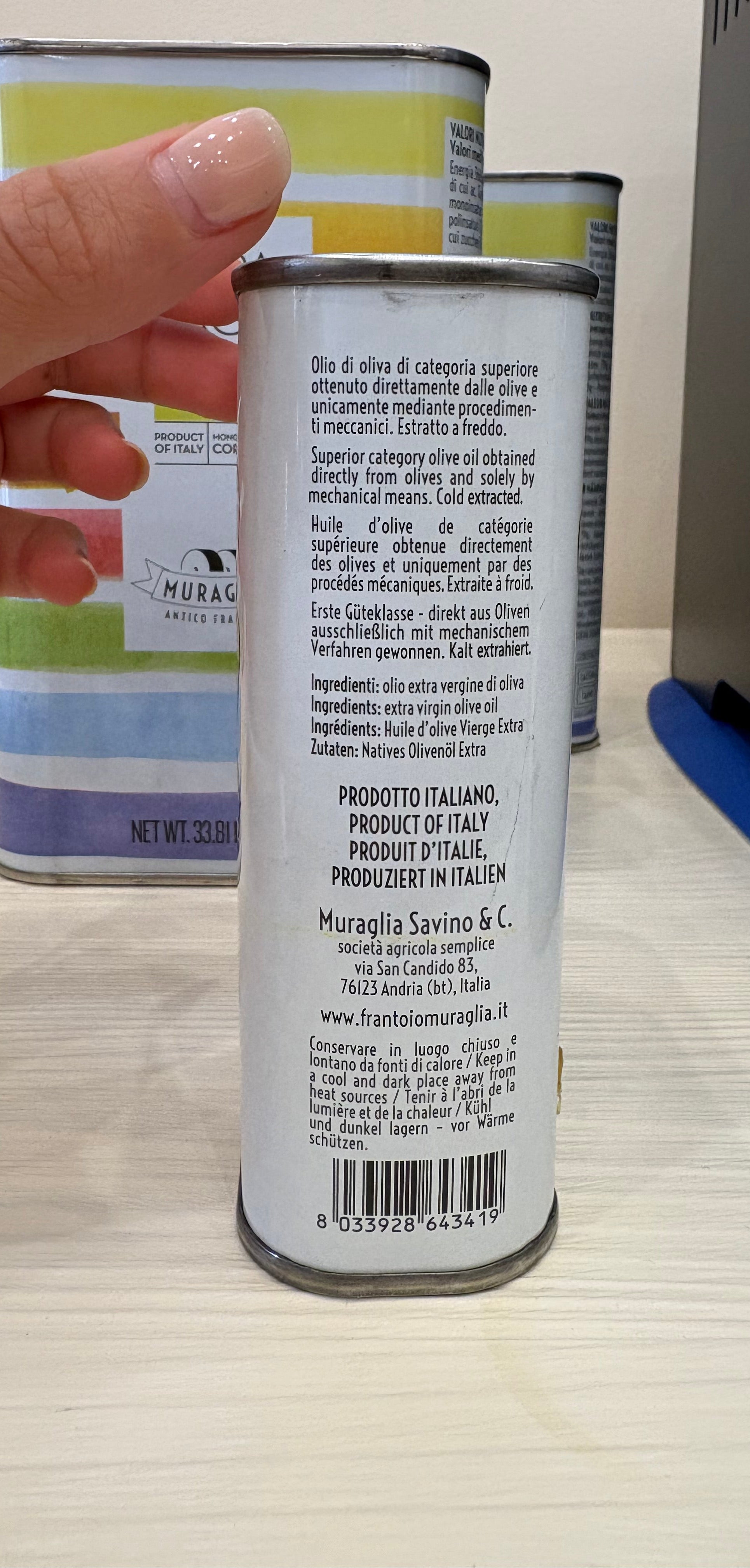 Kleine Kaktus-Öldose Muraglia