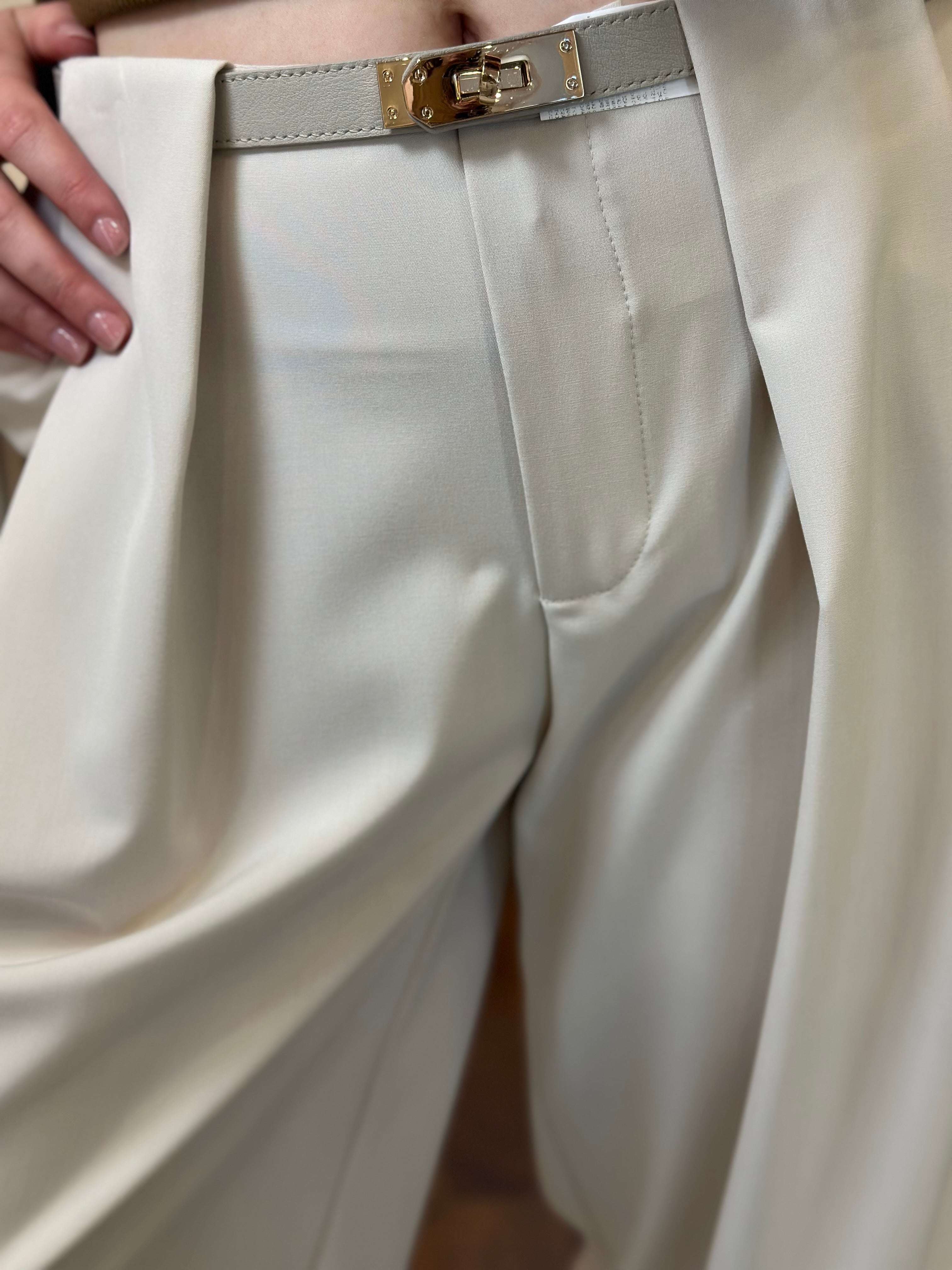 Ledergürtel Imperial Ivory