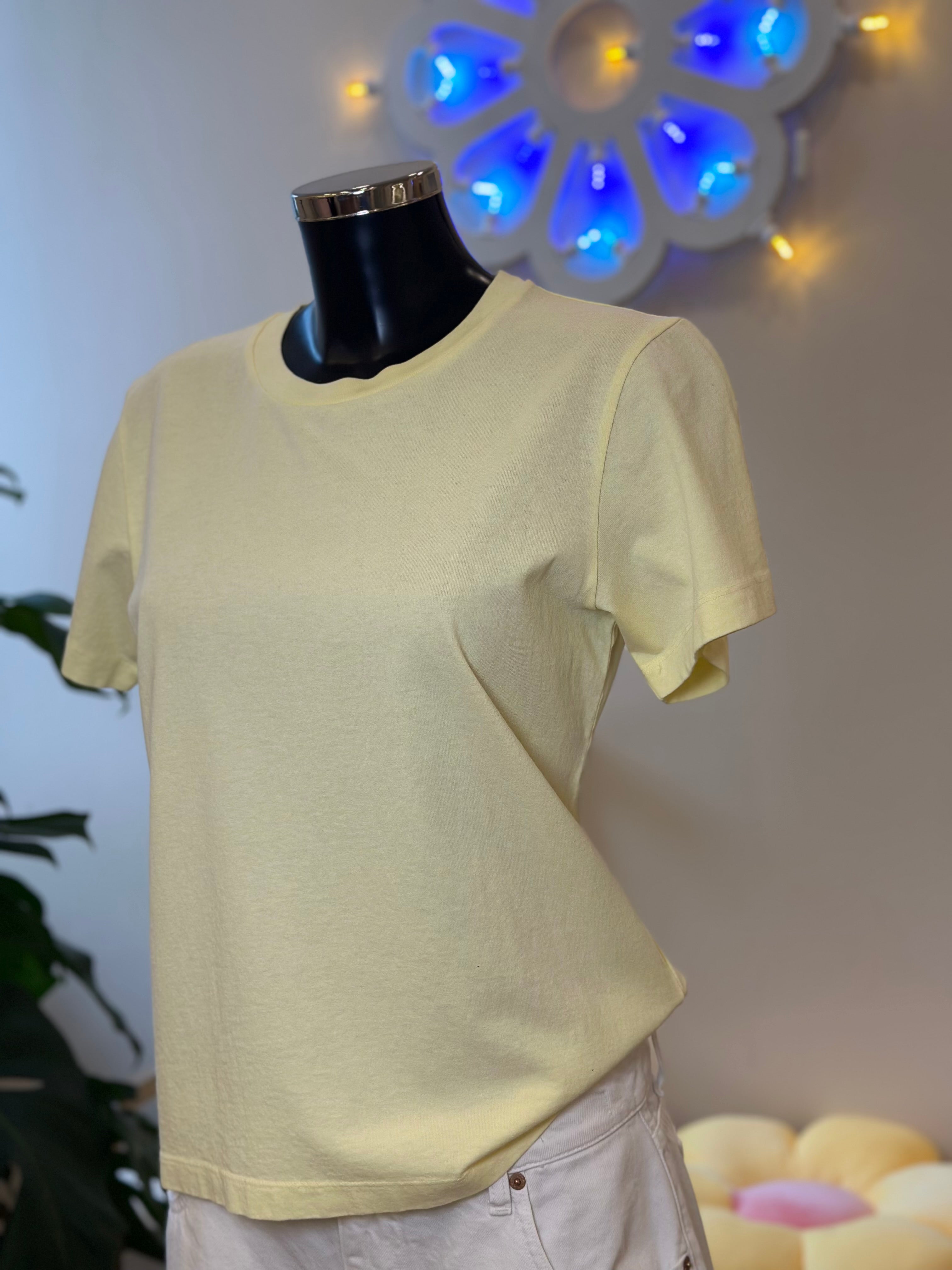 Baumwoll T-Shirt Gelb Vicolo