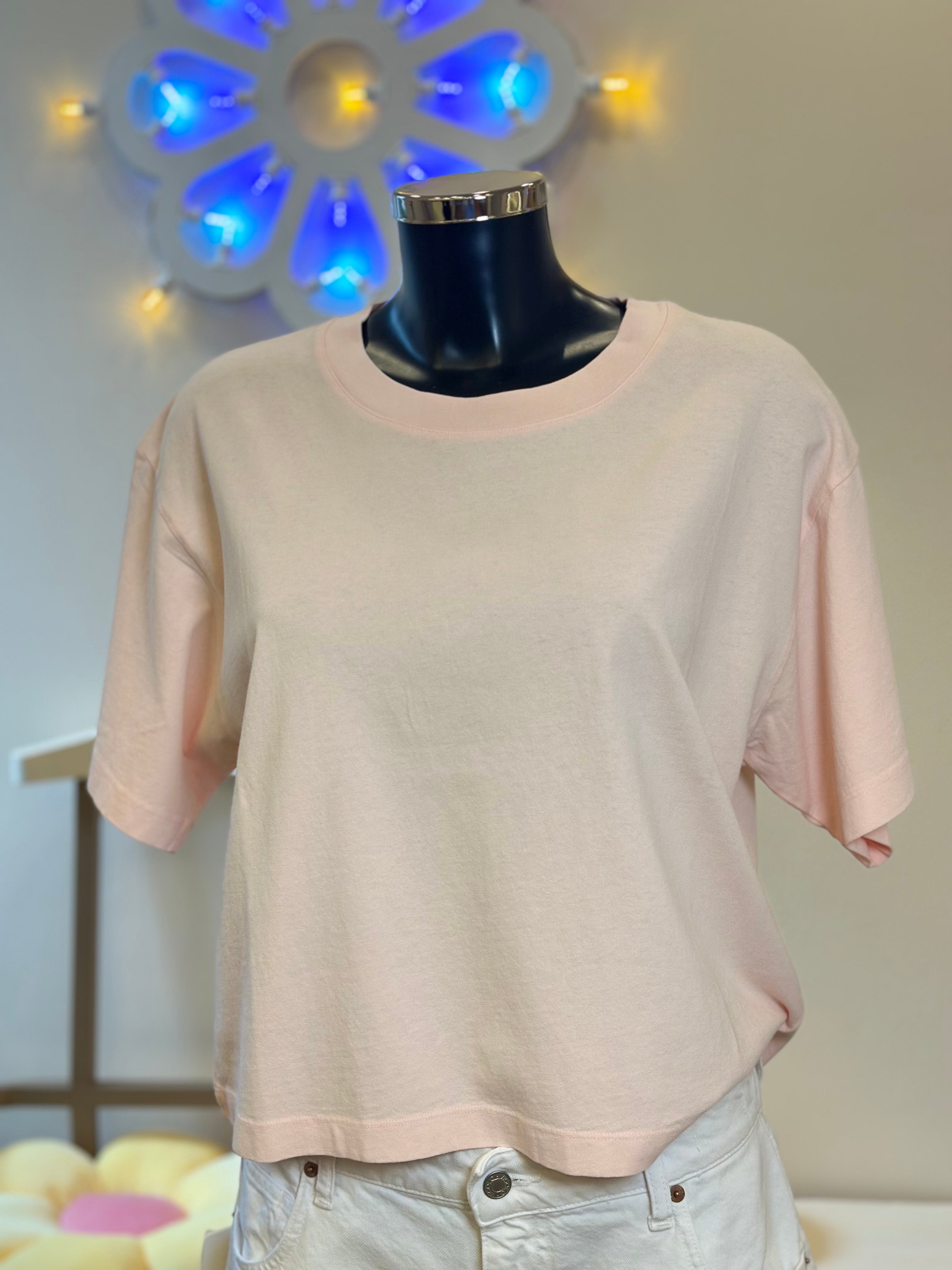 Baumwoll T-Shirt Rosa Vicolo