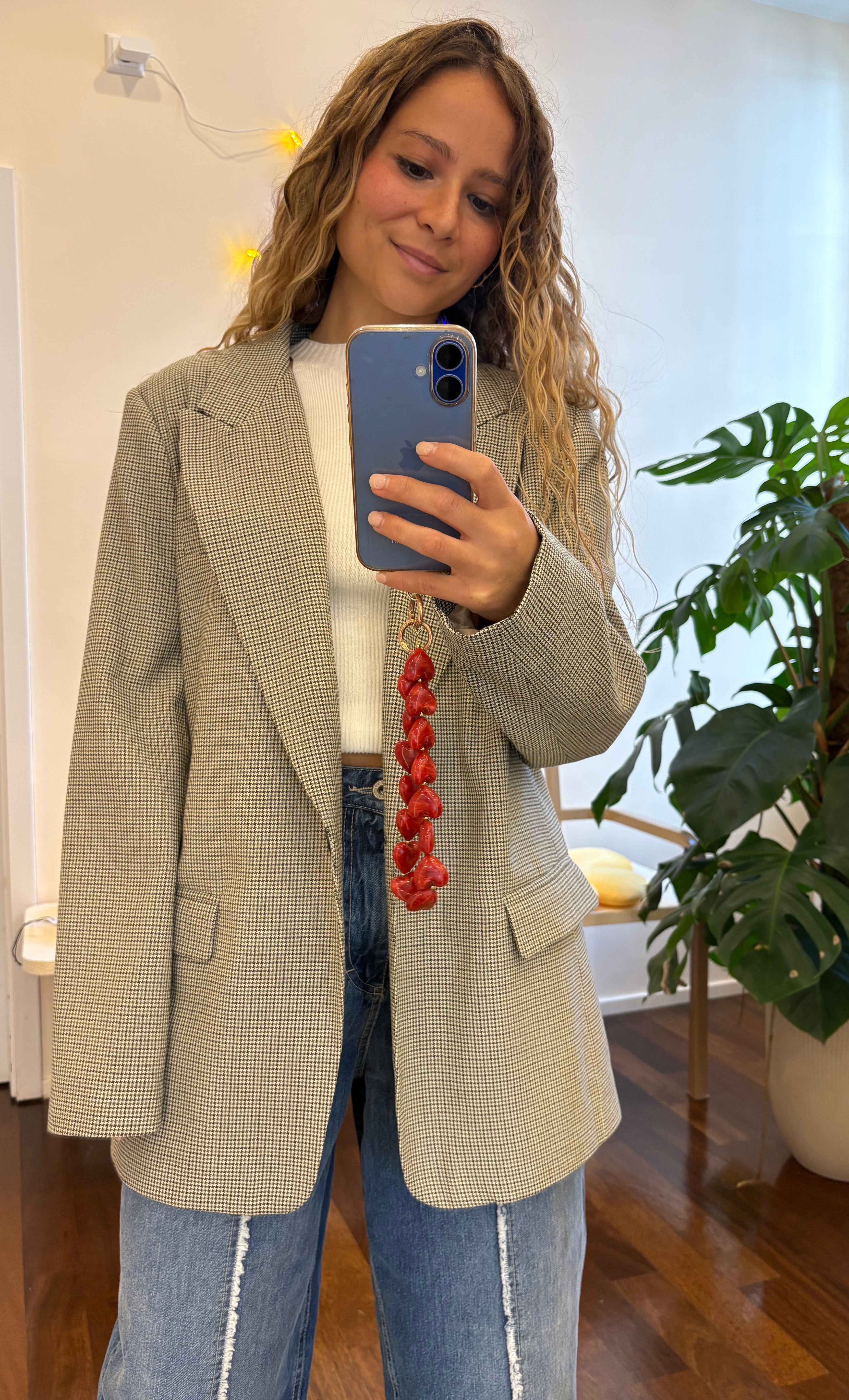 Blazer in Pied-de-Poule Dixie
