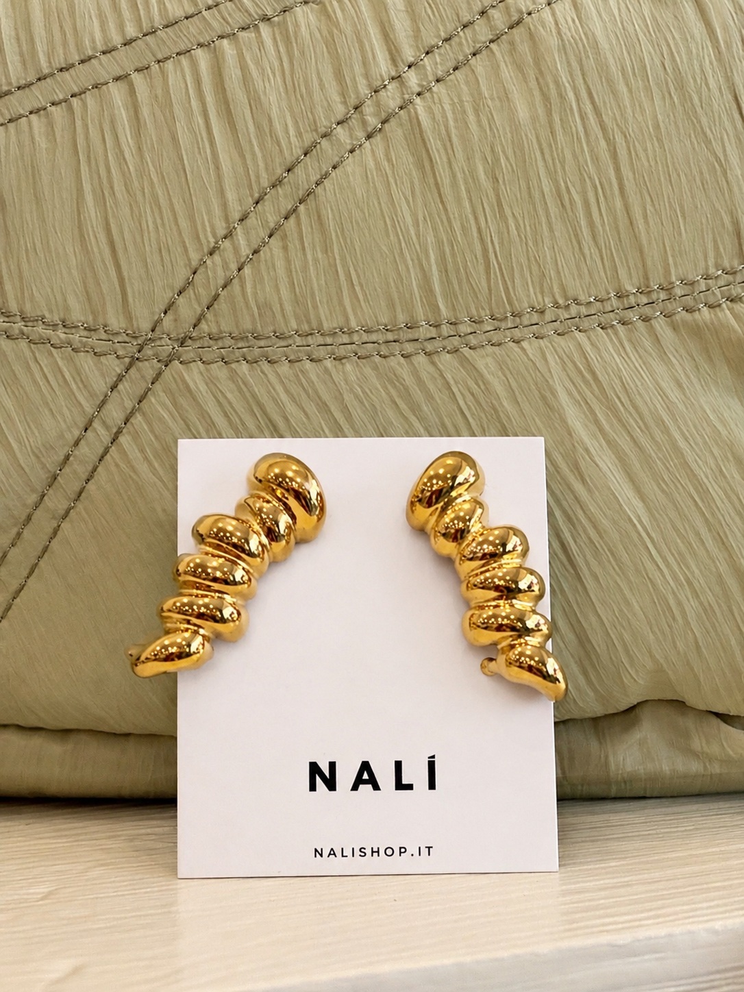 Ear Cuff Ohrringe Gold Nali