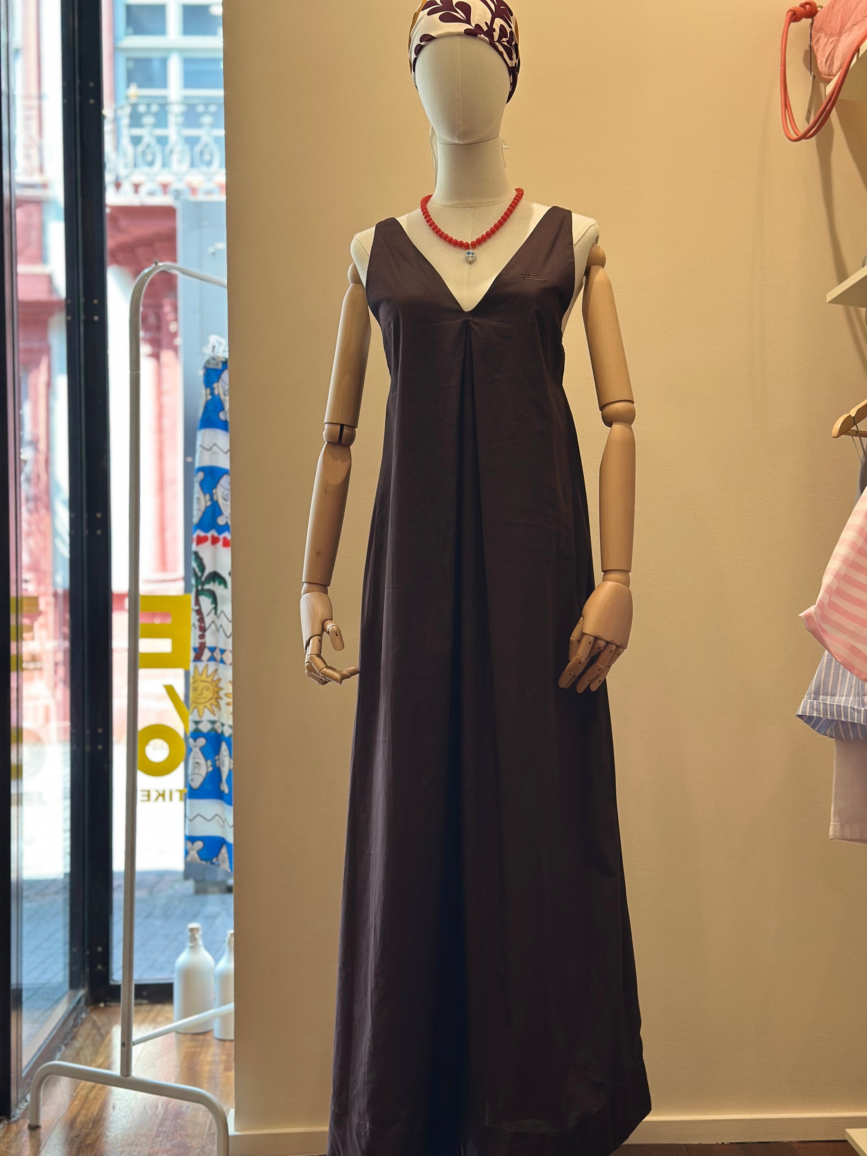 Langes Kleid Braun Jijil
