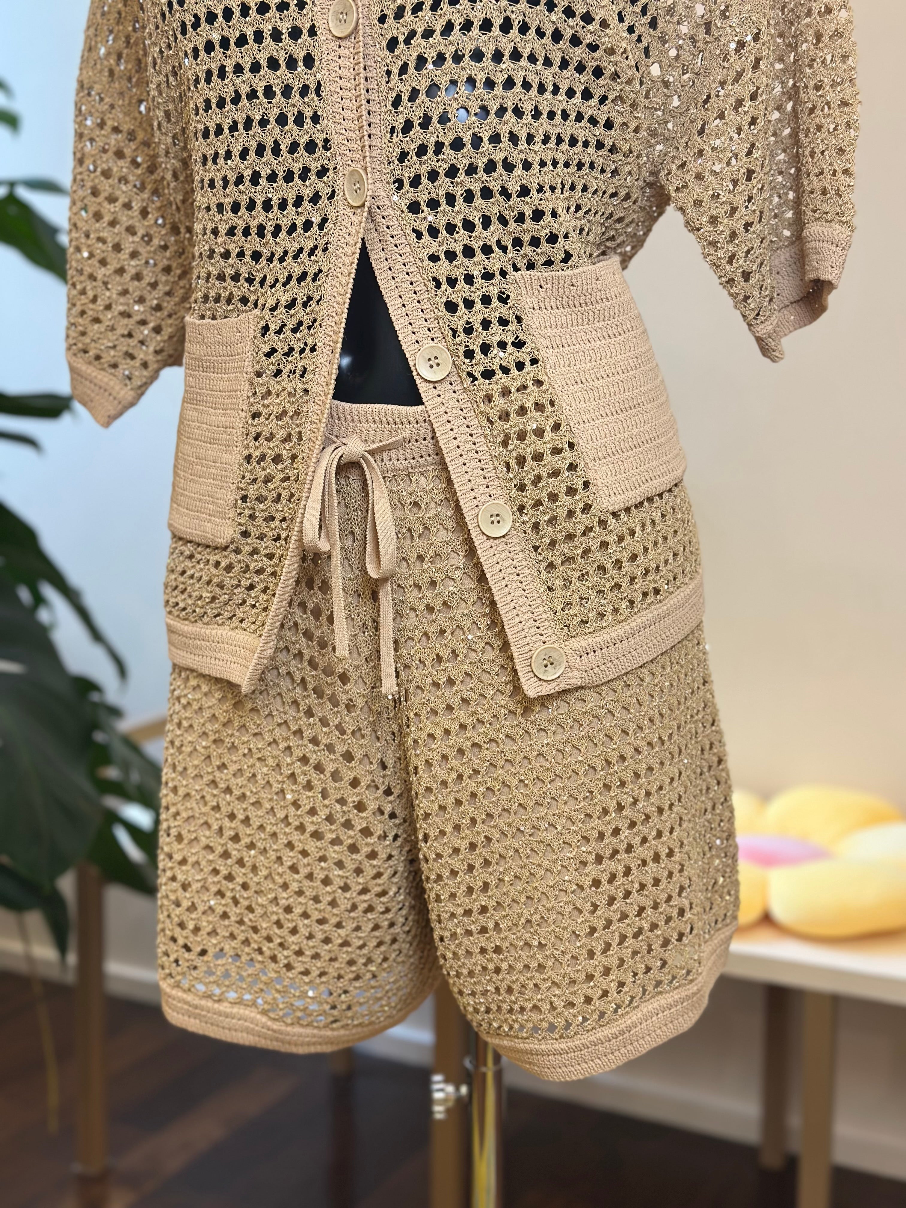 Shorts mit Stickerei Vicolo