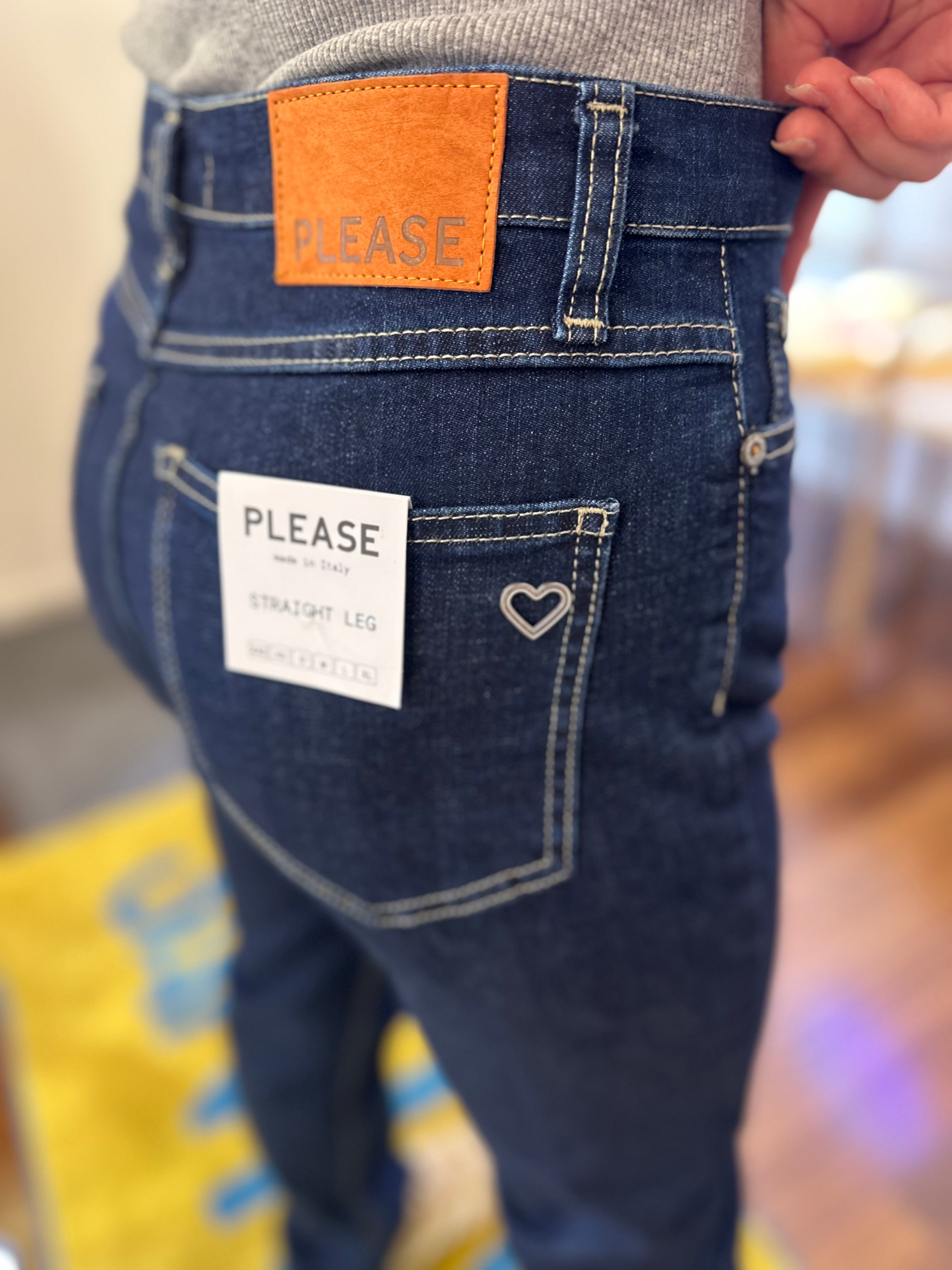 Blue Jeans Straight Leg