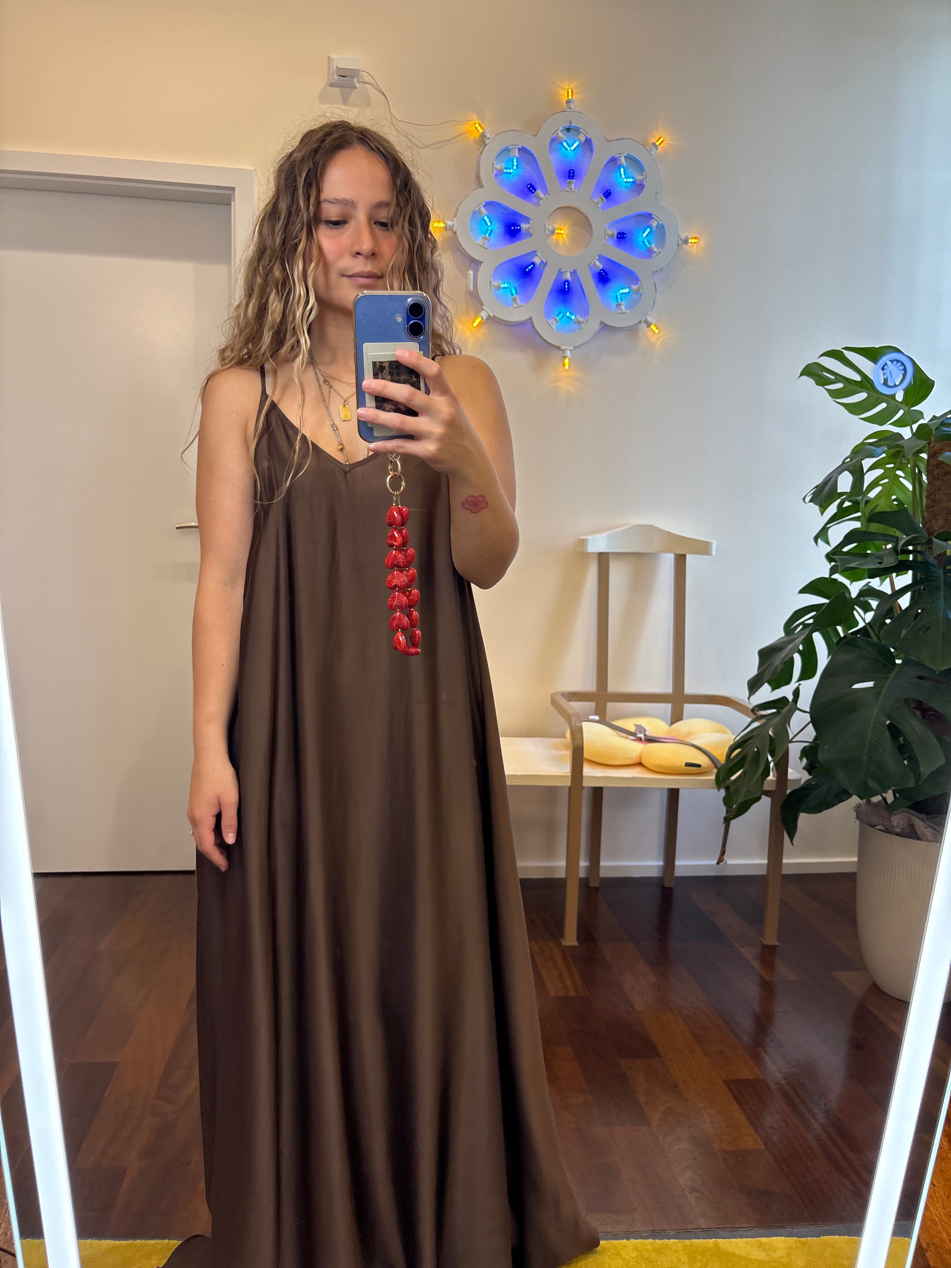 Kleid Dunkelbraun Vicolo
