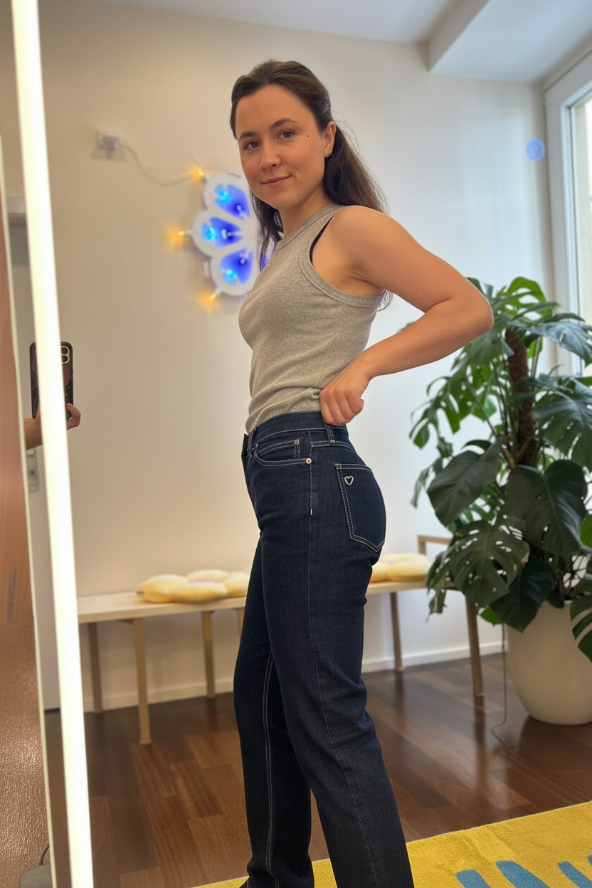Blue Jeans Straight Leg