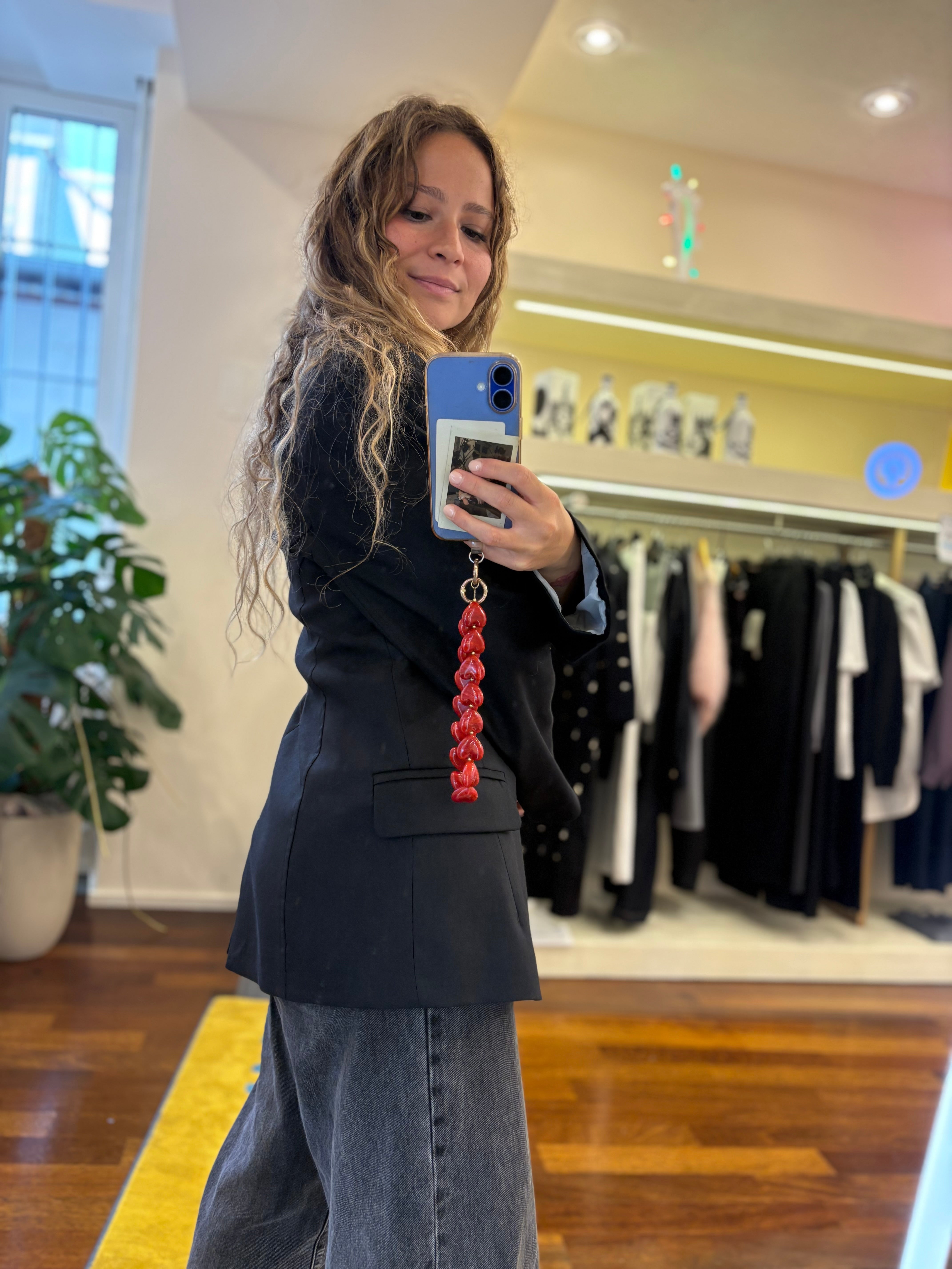 Taillierter Blazer Schwarz Kontatto