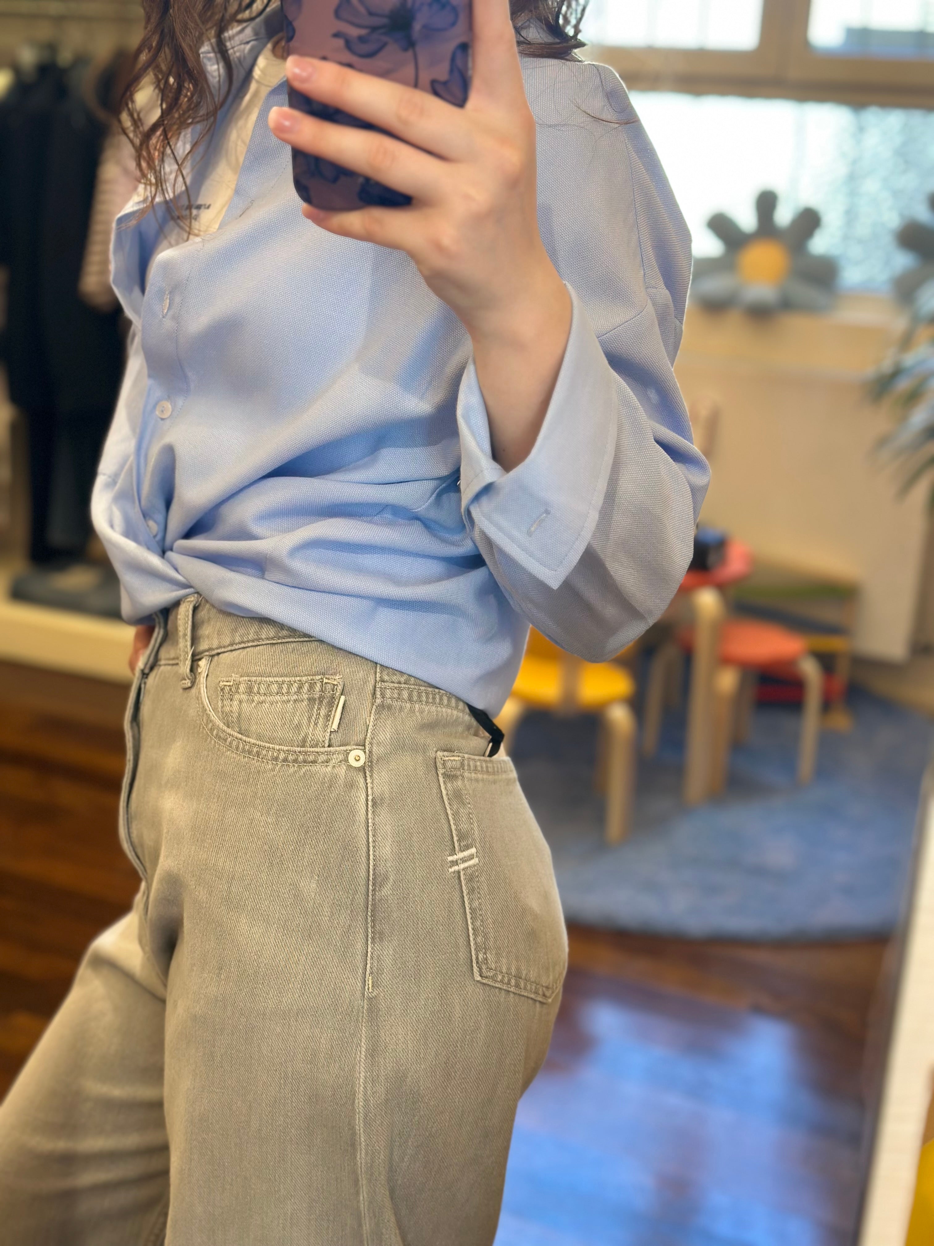 Graue Jeans Vicolo