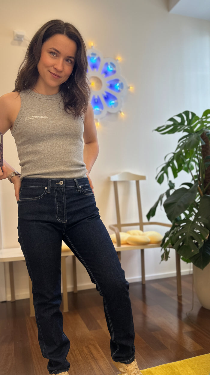 Blue Jeans Straight Leg