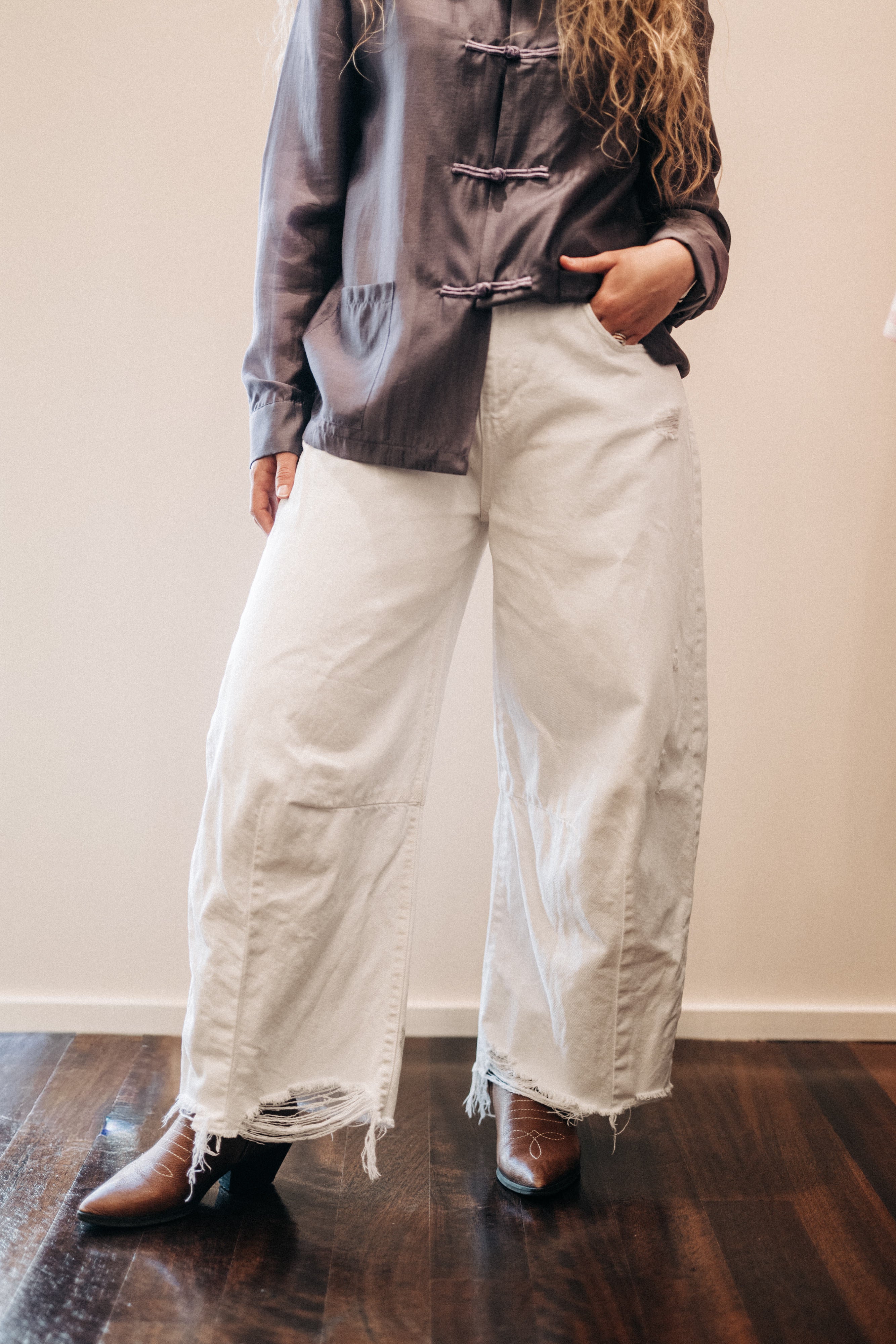 Jeans Cecil Weiß Vicolo