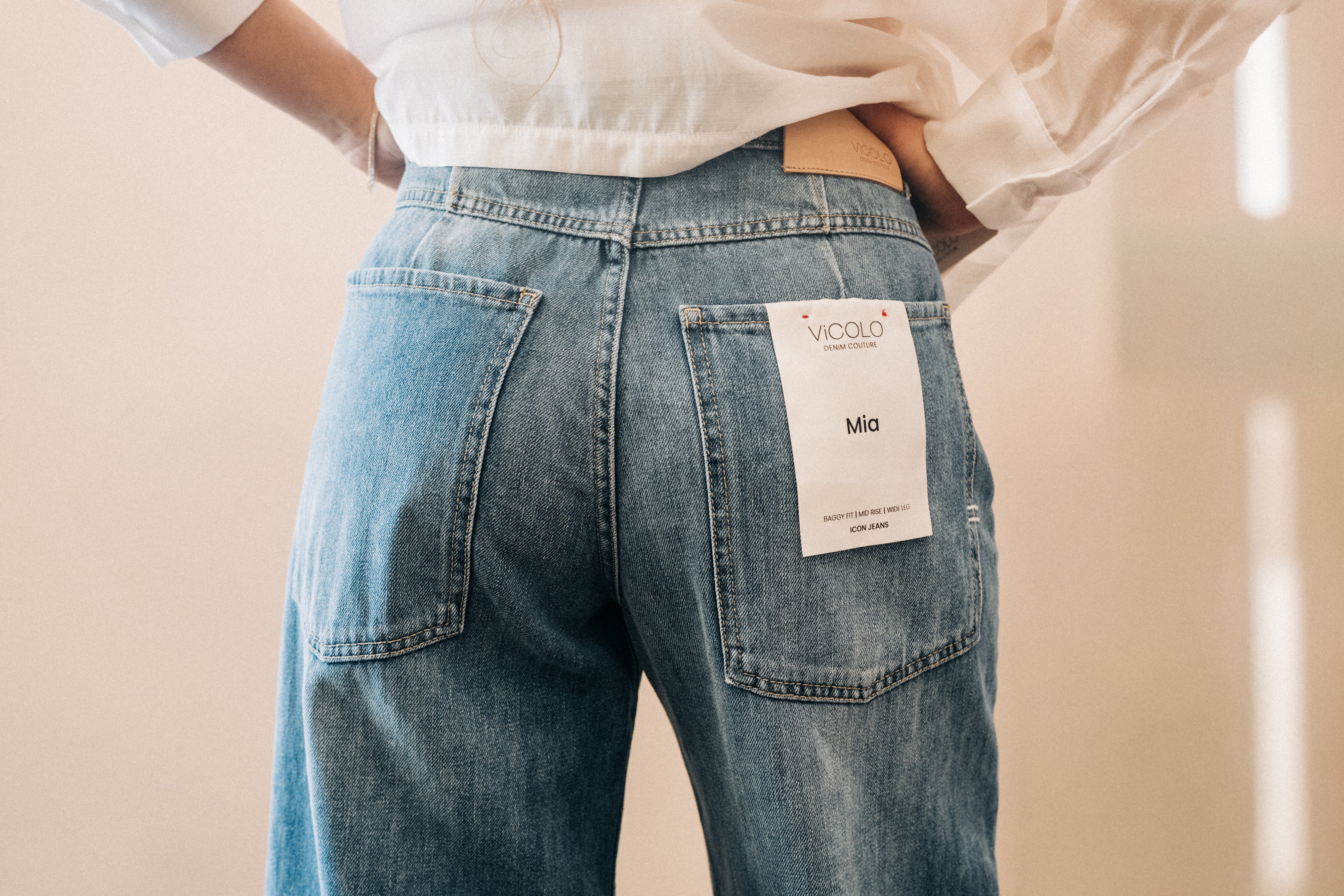 Mia Baggy Fit Jeans Vicolo