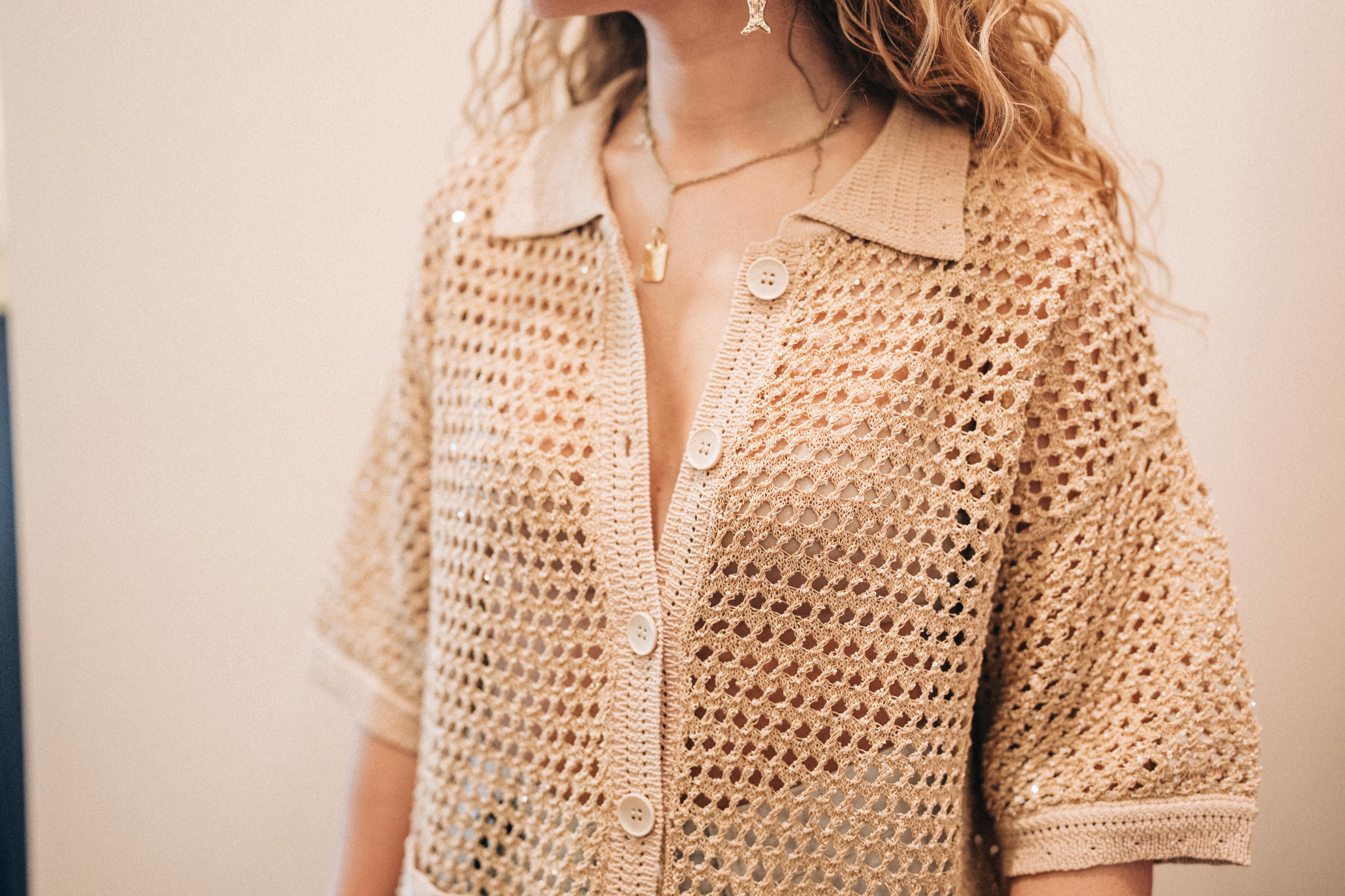 Bluse Kurzarm mit Stickerei Vicolo