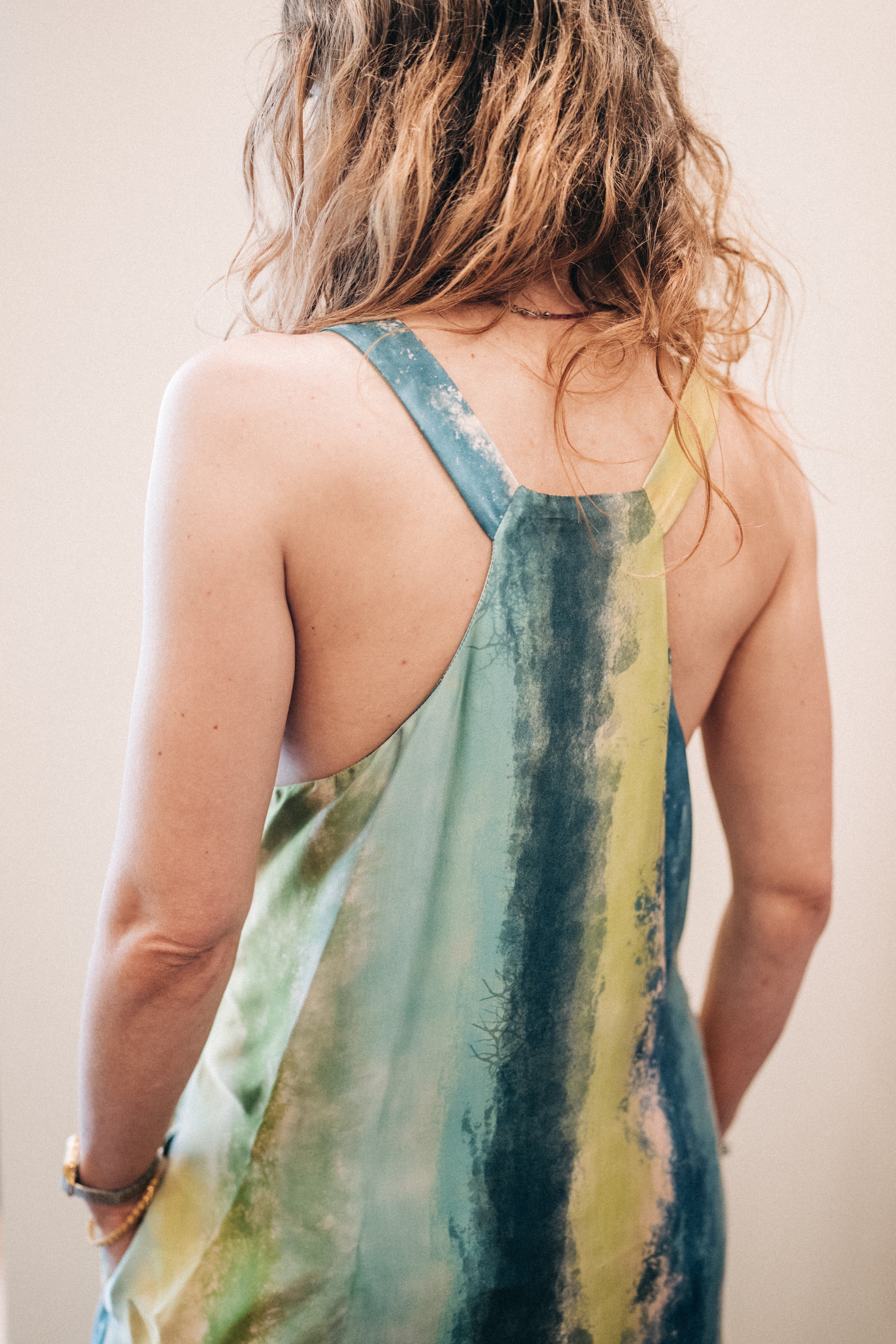 Kleid Verlauf Grün Jijil