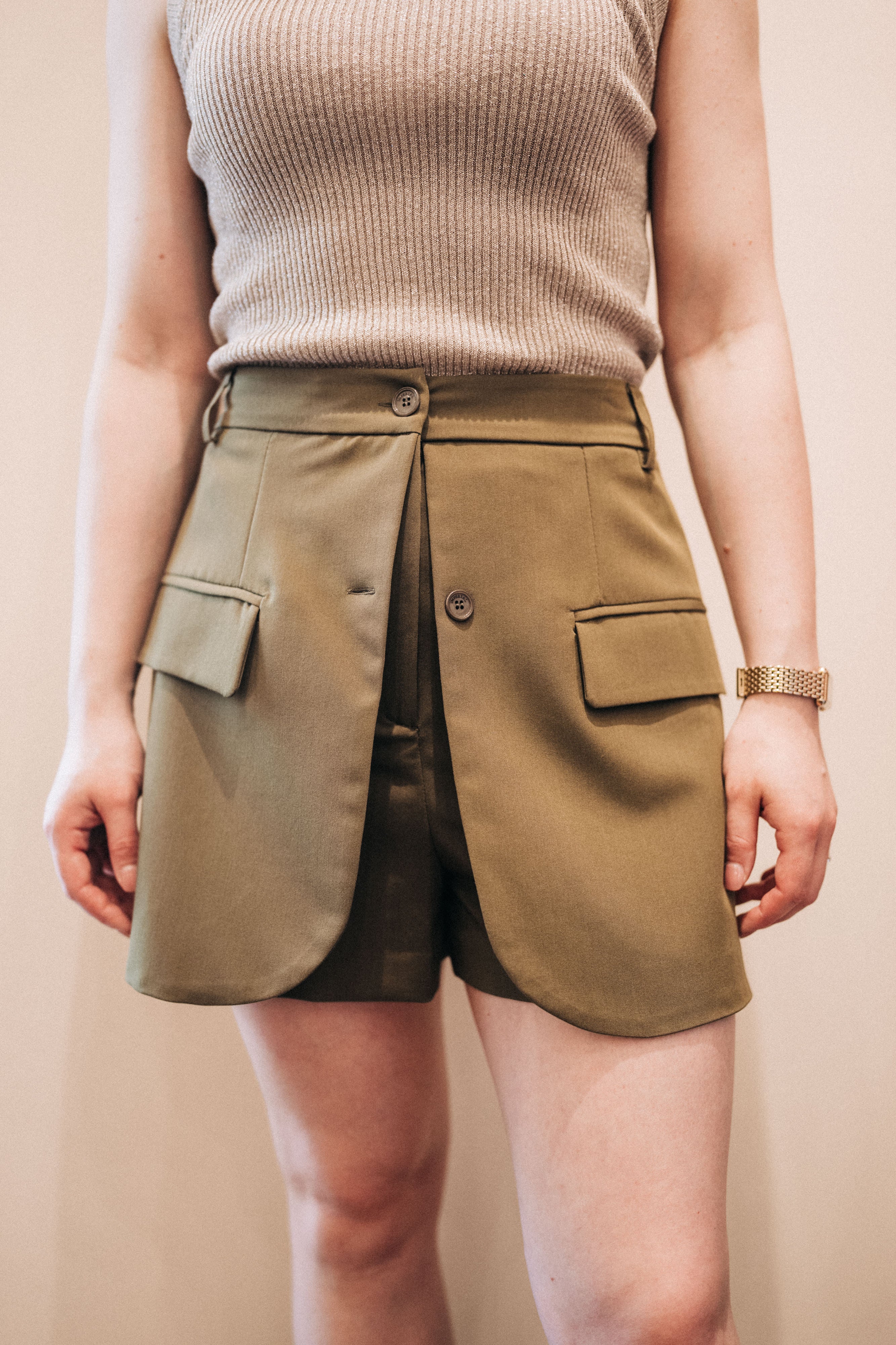 Rock/Shorts Pistaziengrün