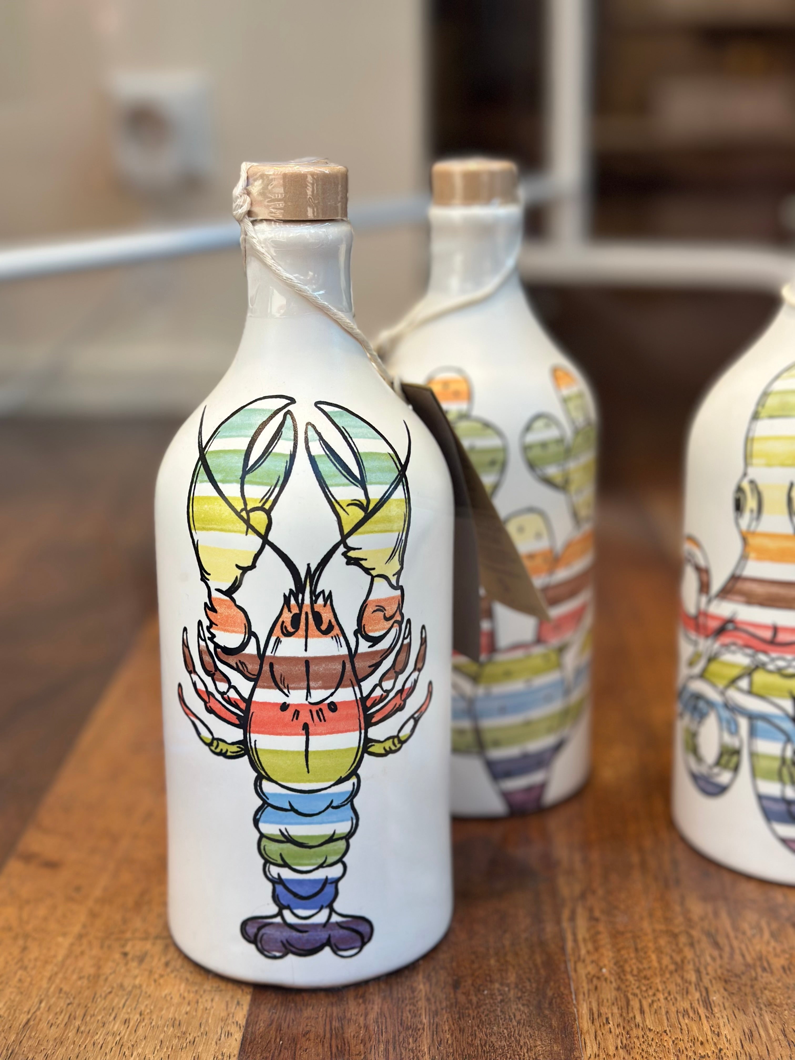 Olivenöl in Keramikflasche Hummer Muraglia