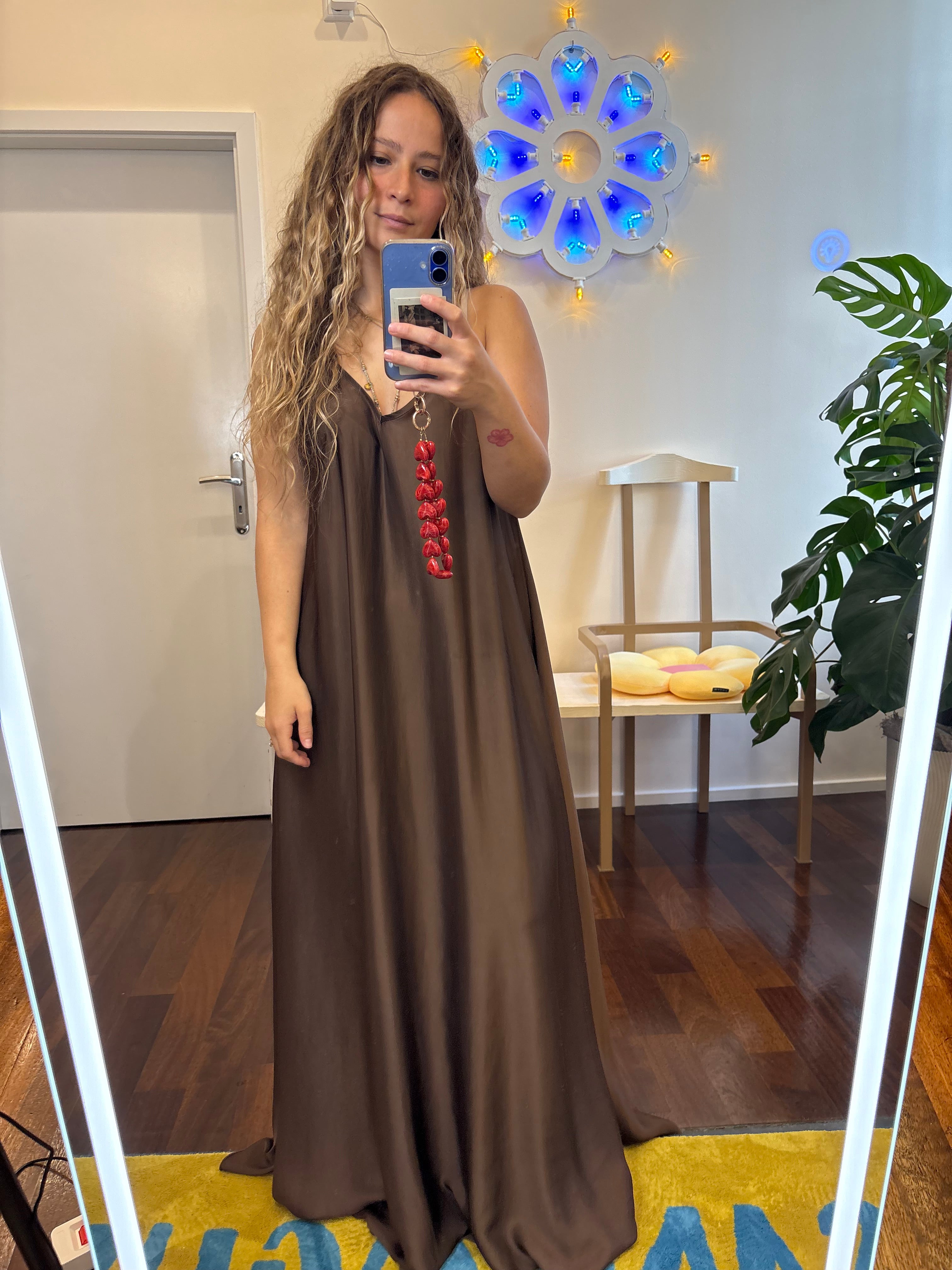 Kleid Dunkelbraun Vicolo