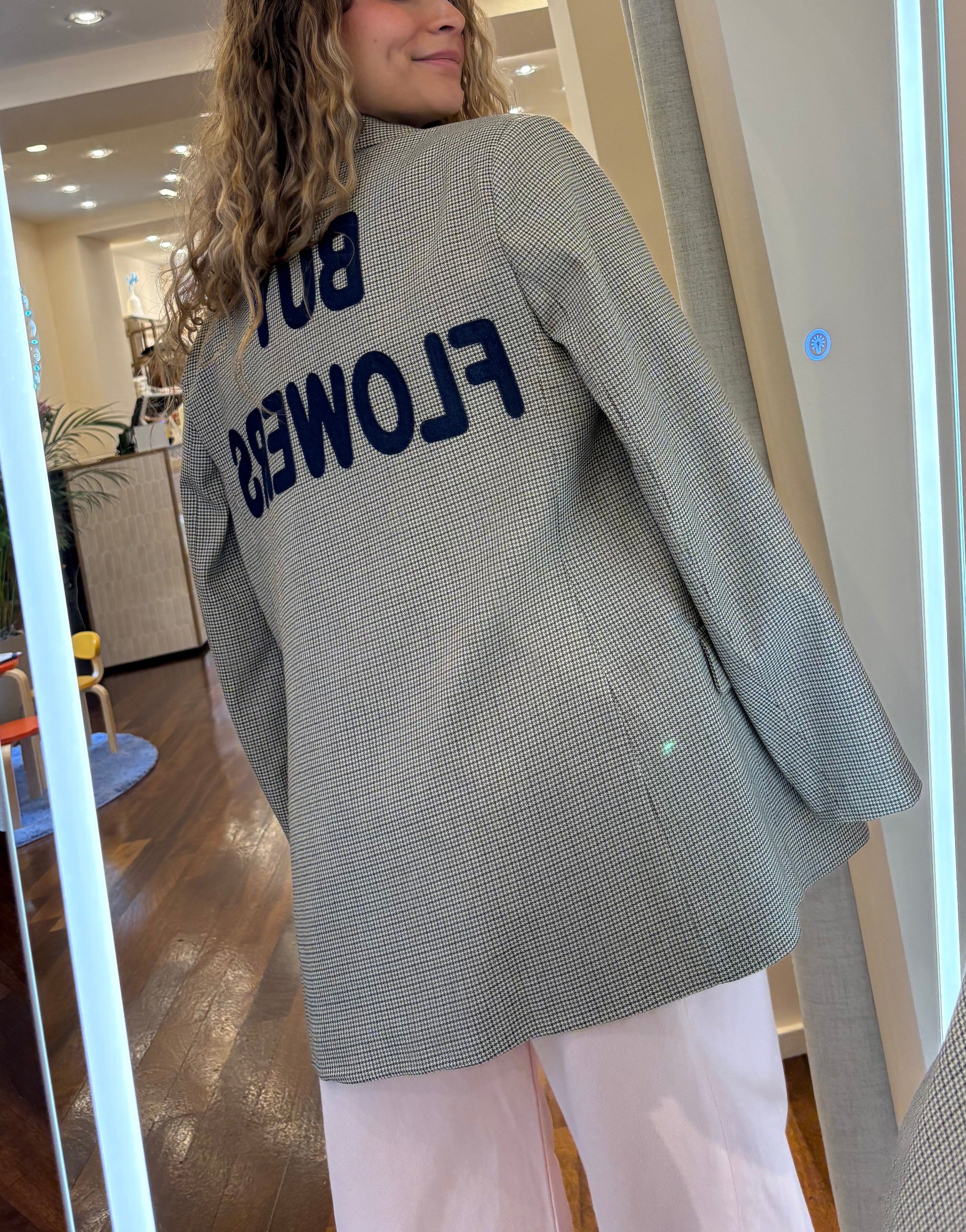 Blazer in Pied-de-Poule Dixie